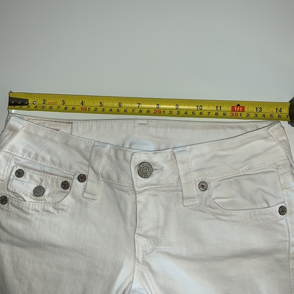 True Religion Billy women’s white denim jeans, size US 27 - Picture 9 of 10
